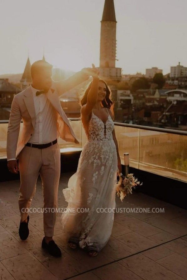 Cheap Boho Lace Wedding Dresses | Sheath Wedding Dresses