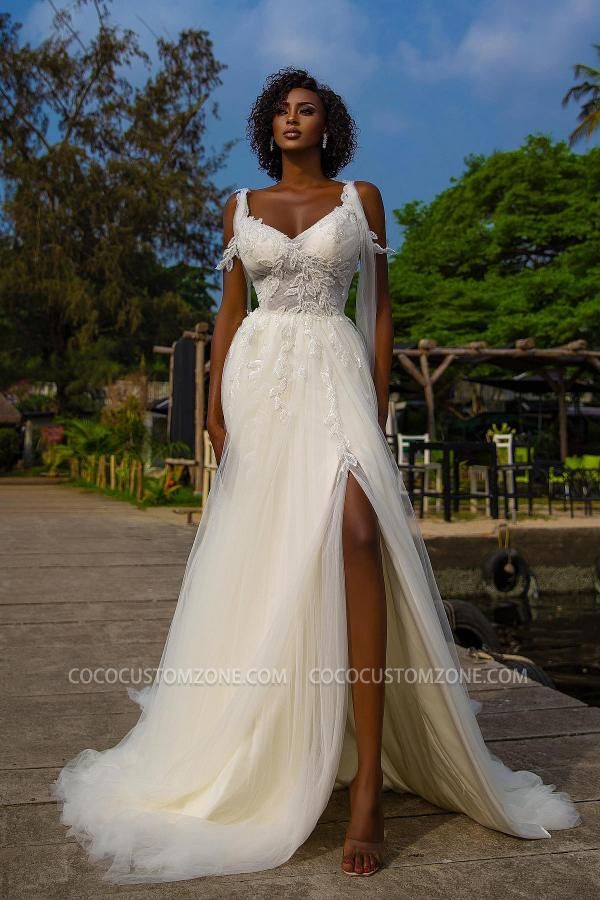 Cheap Boho Wedding Dresses | A-Line Wedding Dresses with Lace