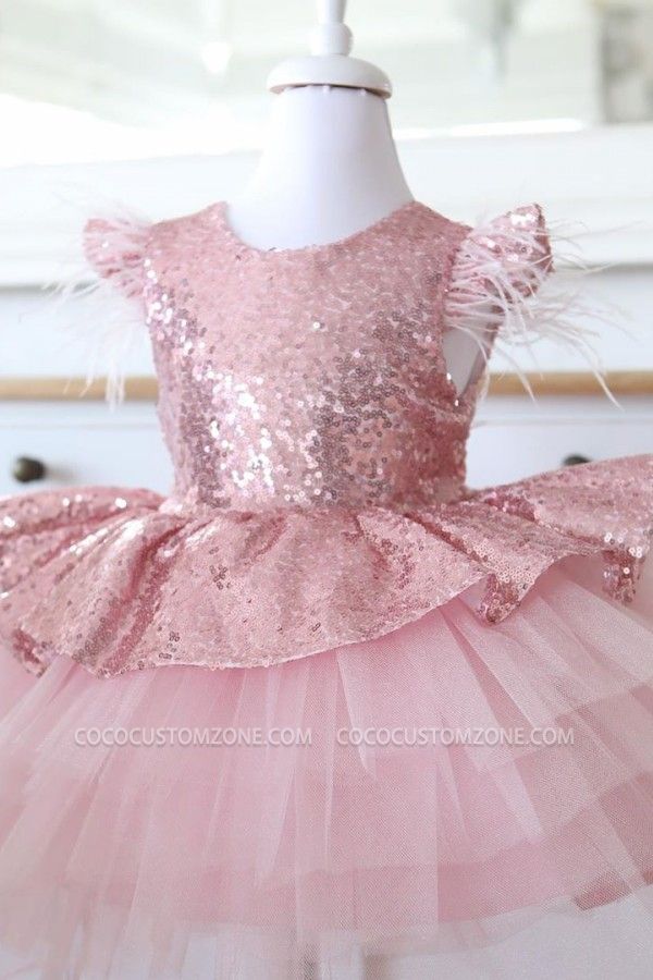 Lovely Sequins | Little Girl Beauty Dress Girl Dress And Bows