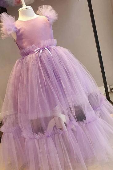 Lovely Long Gauze Girl Dress | Clove Princess Girl Beauty Pageant Dress