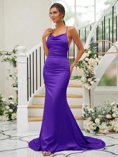Lilac Long Sexy  Evening Dress | Simple Prom Dresses_28