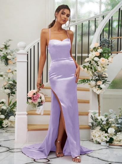 Long Sweetheart Spaghetti Straps Mermaid Evening Dresses_17