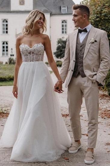 Elegant A-line Lace Wedding Dress