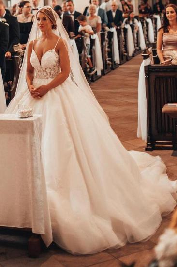 Gorgeous Princess Lace Wedding Dress_3