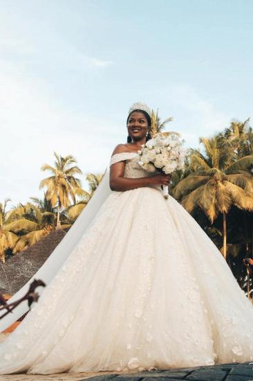 Card Shoulder Lace Wedding Gown | Princess Wedding Dress Online