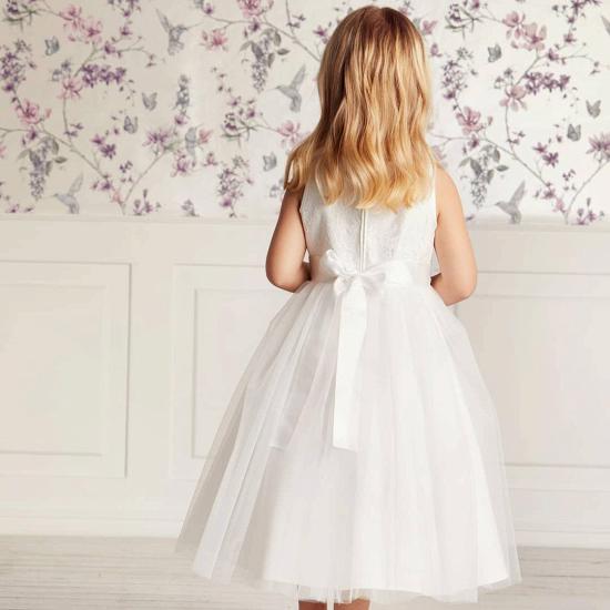 Lovely White Fluffy Gauze Skirt Girl | Pageant Dress Lace Little Girl_3