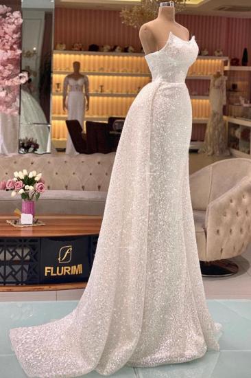 Designer sexy evening dresses | Long White Prom Dresses Cheap_2