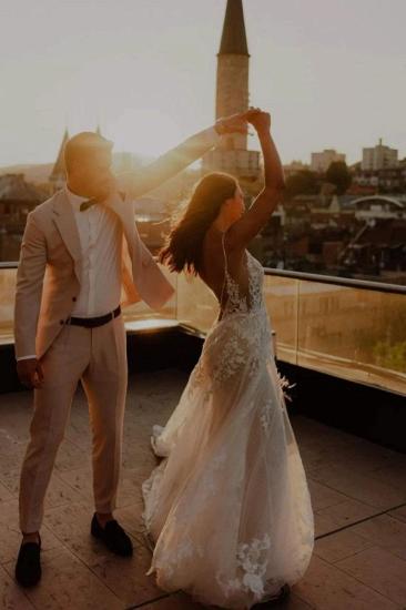 Cheap Boho Lace Wedding Dresses | Sheath Wedding Dresses_4