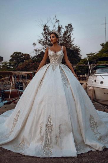 Sweetheart Spaghetti Straps Ball-Gown/Princess Wedding dresses